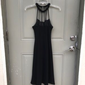 Black cocktail dress
